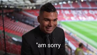 Casemiro tries out his first English words😂