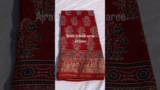 Don’t miss these gorgeous Ajrakh sarees. #sareelove #ajrakhsaree #ajrakh #saree #youtubeshorts