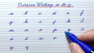 Cursive writing a to z | Cursive writing abcd | Cursive handwriting practice | Small letter abcd