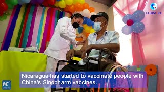 GLOBALink | Nicaragua starts to vaccinate people with China's Sinopharm vaccines