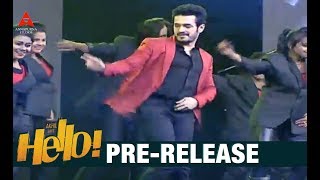 Akhil Akkineni Dance Performance For HELLO Title Song At Pre Release Event