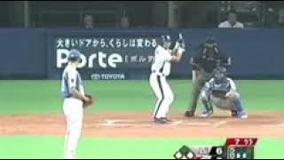 立浪 松坂から同点3ラン 日本シリーズ2004年