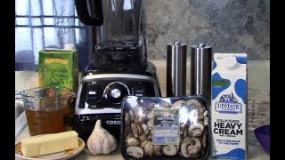 Homemade Cream of Mushroom Soup Cosori Blender