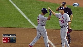 STL@CIN: Jay lines a single to center, scores Craig