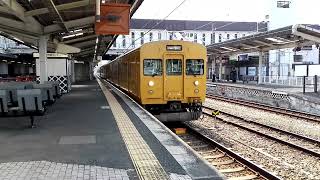 JR山陽本線　普通列車115系岡山行　ｵｶD-31編成+ｵｶD-18編成　岡山駅発車