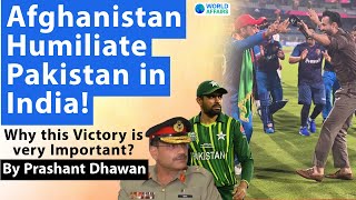 Afghanistan Humiliate Pakistan in India! Cricket Win Dedicated to Afghan Refugees