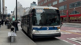 2015 New Flyer XD40 #7275 on the M14a SBS arriving and leaving East 14th St