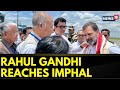 Manipur News | Rahul Gandhi Arrives In Imphal To Meet Victims Of Violence In Relief Camps | News18