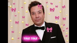 #jimmyfallon tole tole 🎀🥹