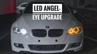 BMW E92 335i DIY LED Angel Eye Upgrade | Rennzport | The Carbon Connection | 4K