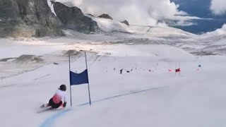 Summer ski training in Saas Fee Glacier with Ski Zenit Athletes ⛷👍
