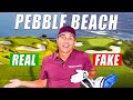 Real vs Fake Pebble Beach Golf Links Full 18 Holes