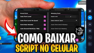 COMO BAIXAR SCRIPT NO BLOX FRUITS (CELULAR/MOBILE e PC) PASSO A PASSO EM 2024 (DELTA,FLUXUS,ARCEUSX)