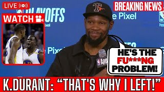 URGENT! Kevin Durant FINALLY REVEALS WHY HE HAS NOT RETURNED TO THE WARRIORS. Lo