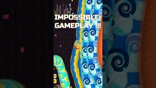 WORMATE.IO - Epic Moment At The End :O #wormate #wormateio #iogames #snakegames #io #shorts