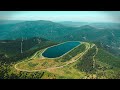 dlouhé stráně horní nádrž cinematic landscape video