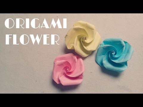 Origami Easy - Origami Flower Tutorial Origami Easy - Origami Flower Tutorial