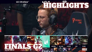 G2 vs RGE - Game 2 Highlights | Grand Finals S12 LEC Summer 2022 | G2 Esports vs Rogue G-2