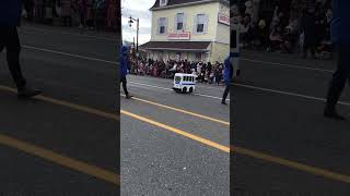 #shorts YRT Toby Remote Control Bus moving around at the Markham Santa Claus Parade