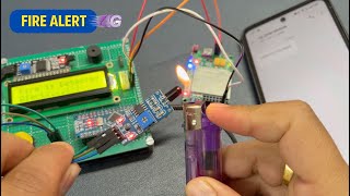 Flame Sensor With 4G LTE GSM Module | Arduino Project