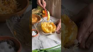 “Kumpir” Turkish street food! #shorts #youtubeshorts #potatorecipe #kumpir #turkishfood #shortvideo