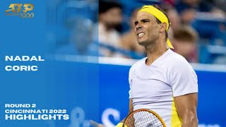 Rafael Nadal vs Borna Coric [R2] Cincinnati W&S Masters 2022 Highlights PS4 Gameplay