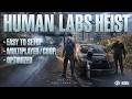 [QB, QBOX, ESX] FIVEM HUMAN LABS HEIST| SHOWCASE | TEBEX! | ADVANCED
