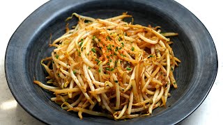 Bean Sprouts Stir Fry | Easy Side Dish