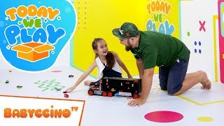 Babyccino Today We Play Episode 36 - Case Carrying A Giant Car Collection - Surprise Toy Unboxing