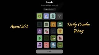 Agent 301 Airdrop Daily puzzle 27 December | Agent 301 Daily Combo Today | Agent daily #agent301