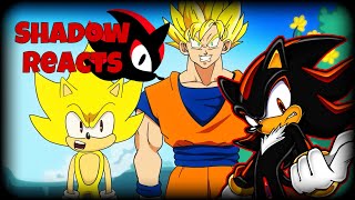 Shadow Reacts To Sonic Vs Goku Rap Battle Part 3! - SSJ9K