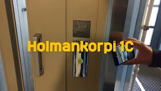 Hissivideo: Holmankorpi 1C, Olari, Espoo - 1996 Otis (manuaaliovinen)