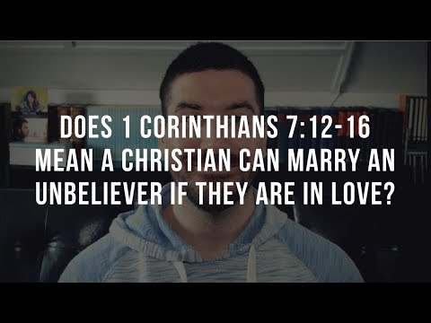 Can a Christian marry a non Christian?
