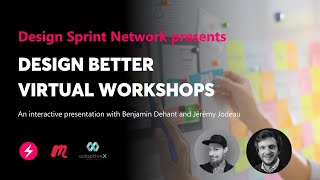 Design Sprint Network | Design Better Digital Whiteboards and Virtual Workshop Experiences