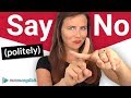 How to Say NO! 🙅‍♀️ English Conversation & Pronunciation Skills