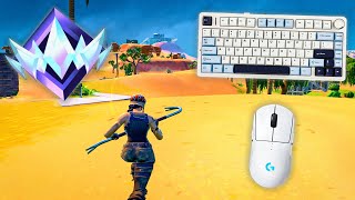 Aula F75 PRO ASMR 😴 OG Ranked Reload Gameplay ⭐ Satisfying Keyboard Fortnite 144 FPS Smooth 4K