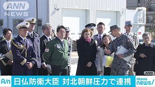 日仏防衛大臣が会談　北朝鮮への圧力を最大限に(18/01/27)