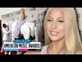 Lady Gaga Arrives in Versace on Human Horse at American Music Awards 2013