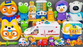 [🌟Toy ASMR🌟] Pororo Doctor toys \u0026 Ambulance Playset ASMR | Review Toys