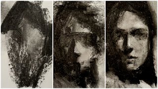 Charcoal Drawing Techniques - Step by Step Portrait Drawing