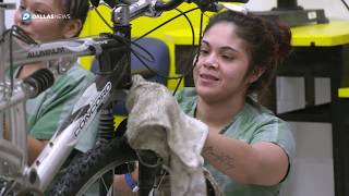 Dallas County inmates build and repair bikes for charity