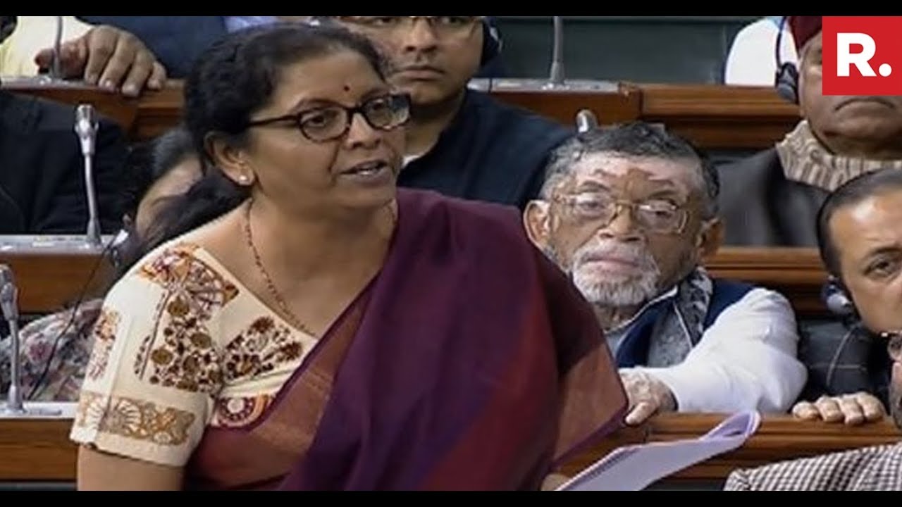 Defence Minister Nirmala Sitharaman Responds To Rahul Gandhi In Lok ...