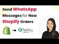 How to Automatically Send WhatsApp Messages for New Shopify Orders (Step-by-Step)