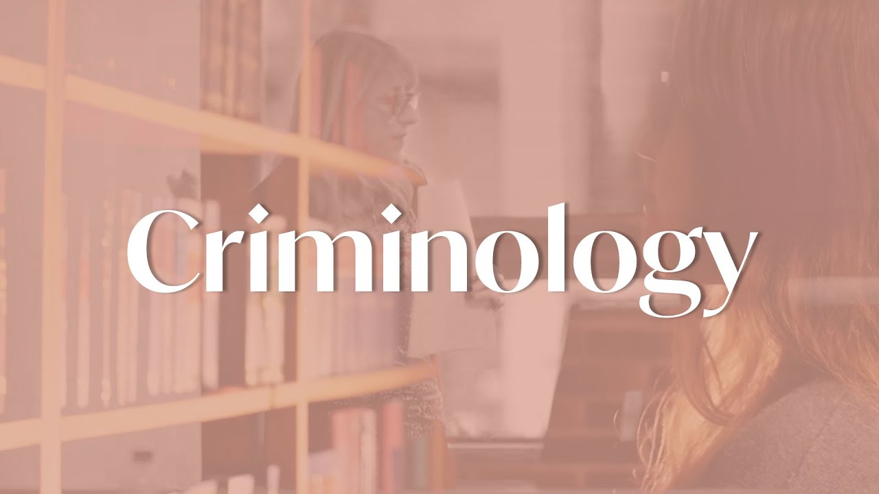 Criminology Degree - YouTube