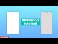 How to Make a Responsive Navigation Bar(HTML, CSS, JavaScript)