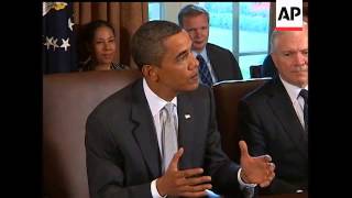 President Barack Obama says he accepts the apology from Congressman Joe Wilson who shouted to the pr