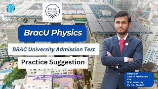 Brac University Physics Lecture | Question Bank Solve | BracU | AIUB