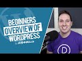 Overview of WordPress Beginners Tutorial (still good in 2024)