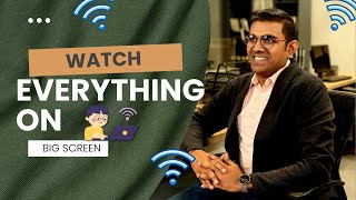 How to Connect PC to TV Wirelessly in Seconds! | Raj Singh Microsoft Certified Trainer