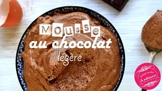 LIGHT AND EASY CHOCOLATE MOUSSE with egg whites, a DELICE!